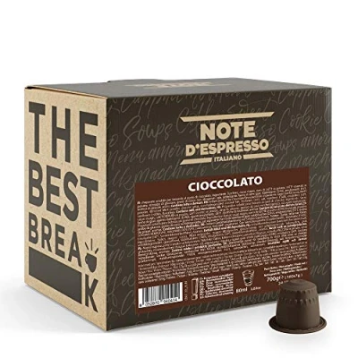 Immagine di Note D&#039;Espresso, Gusto di Cioccolato, Capsule Compatibili Soltanto con sistema NESPRESSO*, 100 caps X 7g