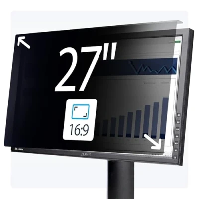 Immagine di StarTech.com Filtro Privacy per Monitor da 27&quot; 16:9, Protezione dello Schermo a Sospensione in Acrilico, +/ 30 Gradi