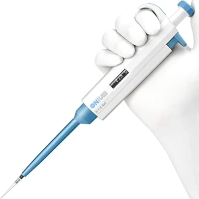 Immagine di Pipettatori a canale singolo ONiLAB Micropipette volume regolabile, 0,1 2,5ul