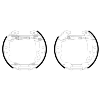 Immagine di TEXTAR 84069301 Ganasce freno 228 42 con leva a mano accessori, cilindretto freno, regolatore/attuatore DACIA: SANDERO 2, LOGAN 2