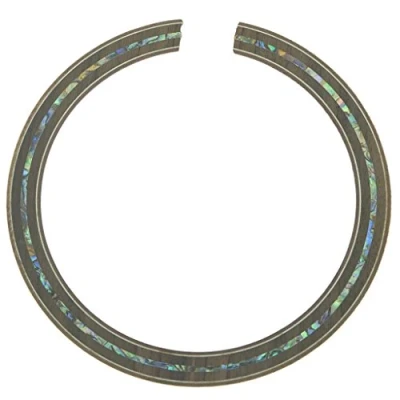 Immagine di KAISH High Qaulity 110 x 12 0,8 mm per chitarra acustica con foro sonoro in palissandro intarsio conchiglia di abalone
