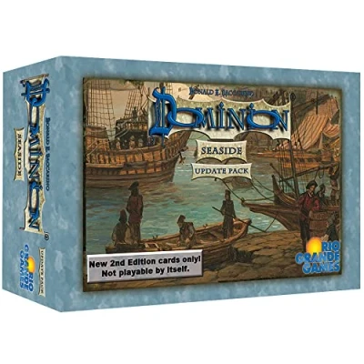 Immagine di Pacchetto aggiornamento Dominion: Seaside 2nd Edition di carte espansione, Giochi Rio Grande, Età 14+, 2 4 giocatori