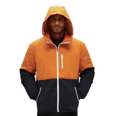 Immagine di MAGIC SELECT Giacca Trapuntata da Uomo. Piumino con Cappuccio per l&#039;Autunno Inverno. Cappotto Caldo e Impermeabile.