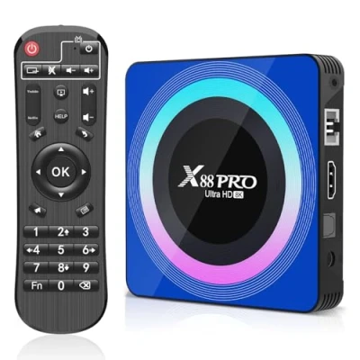 Immagine di ADDCOLOR Android 13.0 TV Box, Box con 2GB RAM 16GB ROM RK3528 Quad Core 64bit Cortex A53 Supporto 2.4/5.0GHz WiFi6 BT5.0 HD 8K 10/100M Ethernet HDMI 2.0