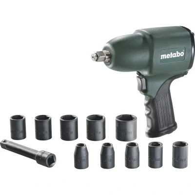 Immagine di Metabo DSSW 360 Set 604118500 Avvitatore pneumatico ad impulsi Attacco utensile: Quadrato esterno da 1/2 (12.5 mm) Momento torcente max.: Nm incl. accessori