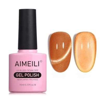 Immagine di AIMEILI 10ML Cat Eye Nail Gel Polish Smalto per Unghie in UV LED Soak Off Manicure Colorati Smalti Semipermente Magnetico 725