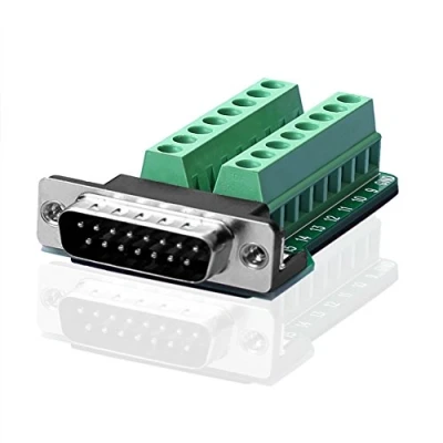 Immagine di SIENOC connettore DB15 D SUB Maschio Porta 15 Pin 2 Row Terminale Breakout PCB Board