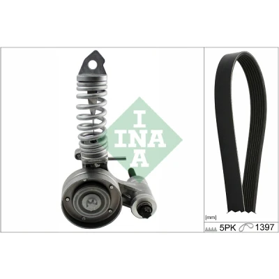 Immagine di INA 529 0326 10 Kit cinghie Poly V Controllare Corsa libera generatore ed ev. sostituire OPEL: D Hatchback, Astra J Sports Tourer