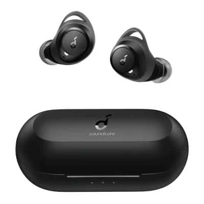 Immagine di Soundcore auricolari Bluetooth A1 True Wireless Anker, potente audio personalizzato, 35h, ricarica wireless, rapida USB C, grado IPX7, controllo pulsanti,