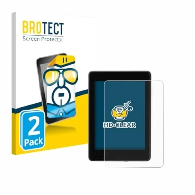 Immagine di brotect Pellicola Protettiva per Amazon Kindle Paperwhite 2018 (10a Gen.) Protezione Schermo (2 Pezzi) [Trasparente, Anti Impronte]