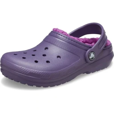 Immagine di Crocs Classic Lined Clog K Unisex Bambini e ragazzi, Nightshade, 33/34 EU