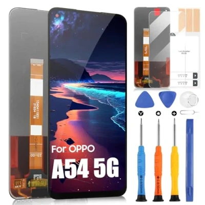 Immagine di LCD Display per Oppo A74 5G / A54 A93 CPH2197 CPH2263 6,5&quot; Schermo Sostituzione Touchscreen Digitazer Assembly con Riparazione Kit (Nero, Non la Versione 4G)