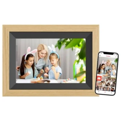 Immagine di Braun Phototechnik DigiFrame 10B WiFi Cornice digitale 25.7 cm 10.1 pollici ERP: C (A G) 1280 x 800 Pixel 32 GB Faggio