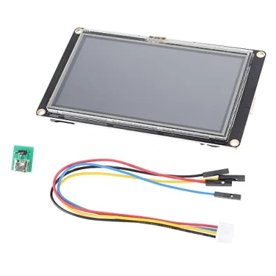 Immagine di Aihasd English Nextion Enhanced 4,3 &#039;&#039; HMI USART UART TFT Pannello di visualizzazione touch screen seriale resistivo Modulo schermo LCD per Arduino Raspberry Pi (NX4832K043)