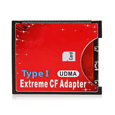 Immagine di CY Adattatore per lettore CF con scheda Compact Flash di Tipo I da Micro SD a Slot TF o MicroSD fotocamera Nikon Cannon