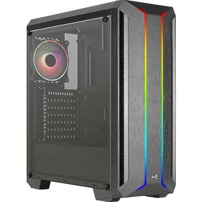 Immagine di AeroCool Skyline A BK v2 Midi Tower PC Case Nero