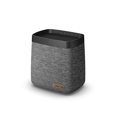 Immagine di Stadler Form Umidificatore Karl, evaporatore silenzioso e potente per umidificare ambienti fino a 100 m2, con 4 livelli di umidificazione controllabile tramite app, nero