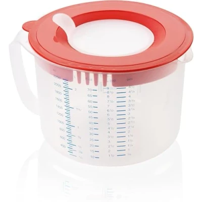 Immagine di Leifheit Caraffa 3 In 1 Dosatrice E Miscelatrice, Trasparente, 2.2 L