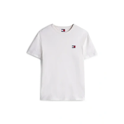 Immagine di Tommy Jeans Badge TEE Tshirt basic, Uomo, Taglia: 44, Ecru