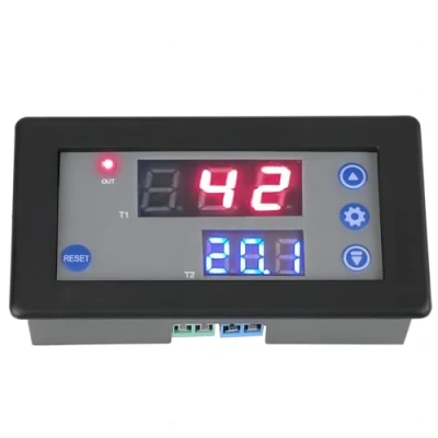 Immagine di VIFER Modulo Relè Temporizzato 12V Timer di Temporizzazione Digitale LED Doppio Display Ciclo