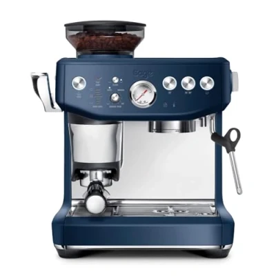 Immagine di Sage The Barista Express Impress Macchina da Caffè in Grani con Montalatte Manuale Blu prugna