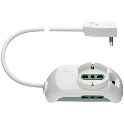 Immagine di Vimar FP00510.C.B Presa multipla universale con 2 biprese, 1