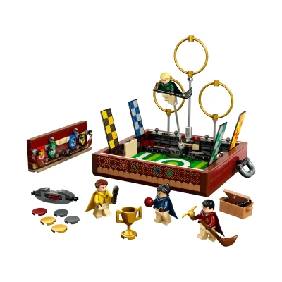 Immagine di LEGO Harry Potter 76416 Baule del Quidditch, Gioca a 3 Diverse Sf...