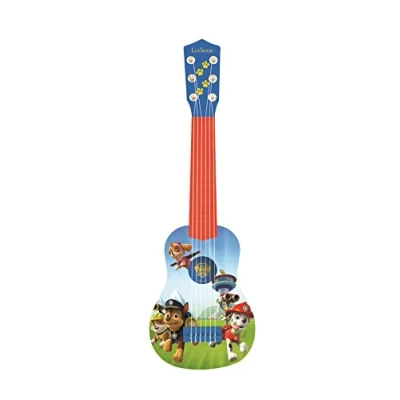 Immagine di Lexibook, K200PA, Paw Patrol La Squadra dei Cuccioli Chase mia Prima Chitarra, 6 Corde in Nylon, 53 cm, Guida Inclusa, Blu/Arancione