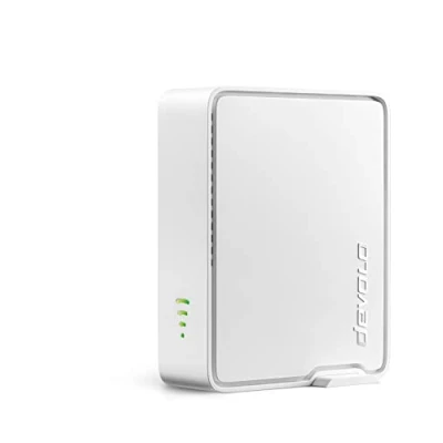 Immagine di devolo ripetitore WiFi 6 5400, fino a 5.400 Mbit/s, amplificatore rete WiFi, 2 Gigabit LAN, punto di accesso bianco