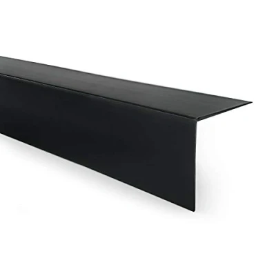 Immagine di QUEST Angolare in PVC Rigido Autoadesivo Profilo di Protezione Duro per Muro e Bordo d’Angolo, 20x10mm, 100cm, nero