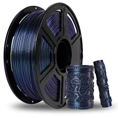 Immagine di FLASHFORGE filamento PETG 1,75 mm, per stampante 3D Chameleon Color Shift, cambia colore con la luce e gli angoli, bobina da 1kg (2,2libbre), precisione dimensionale ±0,02mm (Burnt Titanium)