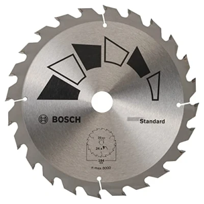 Immagine di Bosch Accessories Standard 2609256B57 Lama circolare in metallo duro 184 x 20 mm Numero di denti: 24 1 pz.