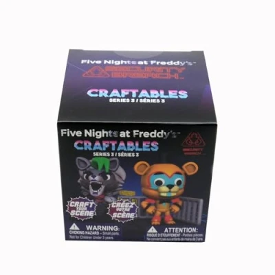Immagine di Bizak Five Night At Freddys Diorama personaggi, scatola a sorpresa con 5 personaggi da collezionare dai protagonisti di FNAT, ogni include 1 statuetta e una base (64333299)
