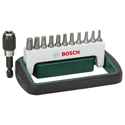 Immagine di 2609256D23 11 piÃšces +1 coffret d&#039;embouts de vissage compact t8/t10/t15 (2x)/t20 (2x)/t25 (2x)/t27/t30/t40/1 porte embout universel, magnétique