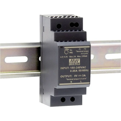 Immagine di Mean Well HDR 30 15 Alimentatore per guida DIN V/DC 2 A W Num. uscite:1 x Contenuto 1 pz.