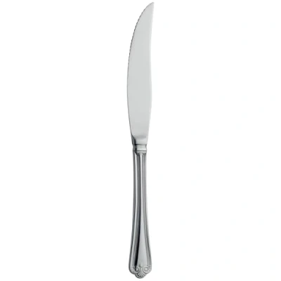 Immagine di Grunwerg Jesmond Modello coltelli da Carne, in Acciaio Inox 18/0, Finitura a Specchio, Motivo Conchiglie Everyday Parish Posate (Confezione 12)
