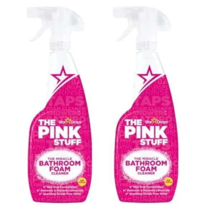 Immagine di The Star Drops Pink Stuff Miracle Detergente Per Wc (2, Spray Bagno 750ml)