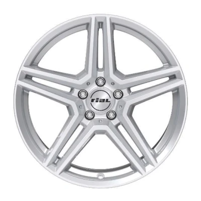 Immagine di RIAL 5 fori 18Inch 112mm cerchio in lega M10 Argento polare 80848M81 0 Cerchione