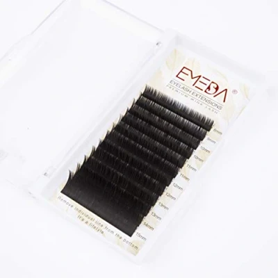 Immagine di EMEDA extension delle ciglia individuali 3D 0,07mm uno a D Curl 8 15mm lunghezza mix Estensioni Russian finte per trucco Individual Lash Extensions (D .07 mix)