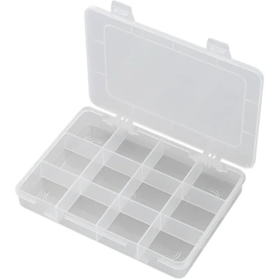 Immagine di TRU COMPONENTS E 110 Scatola minuteria (L x L A) 184 124 25 mm Scomparti: 12 suddivisione fissa Contenuto 1 pz.