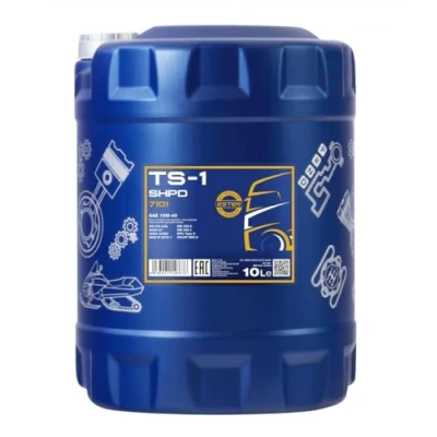 Immagine di MANNOL MN7101 10 TS 1 15W 40 SHPD API CH 4/CG 4/CF 4/SL Olio Motore, Litri