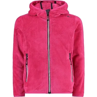 Immagine di CMP Giacca in pile da bambini con cappuccio fisso, Fuxia, 176