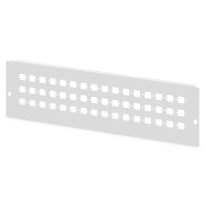 Immagine di DIGITUS Piastra Adattatore per DN 96800L 2, Grigio (RAL 7035) 48x SC SX, LC DX, E2000 SX
