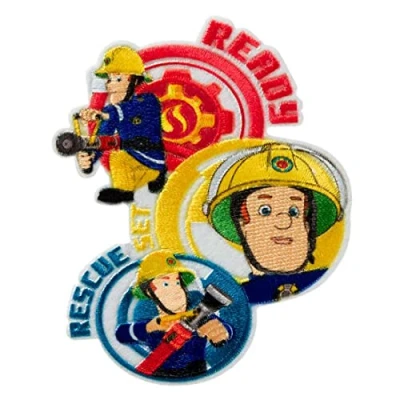 Immagine di Sam il pompiere © Ready Rescue Toppe termoadesive Patch Toppa ricamate