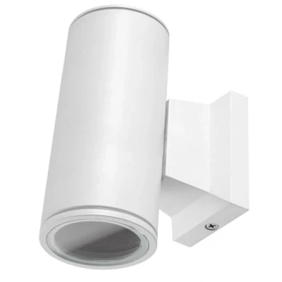 Immagine di Aigostar Lampada da Parete Esterno Impermeabile IP65, GU10 Alluminio Up Down Esterni, Applique Moderna, Luce per Muro Portico Corridoio Terrazza, Bianco