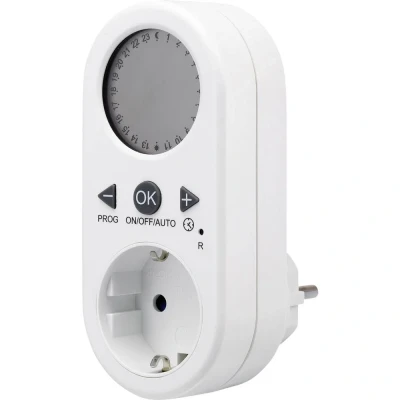 Immagine di Renkforce EMT2500ET Timer a spina analogico digitale Giornaliero 1800 W