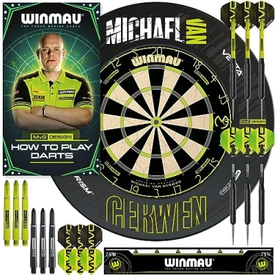 Immagine di WINMAU Michael van Gerwen MvG Surround Set con bersaglio, Surround, Freccette e accessori