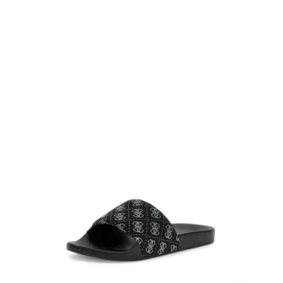Immagine di GUESS Infradito Design Logo, Nero, Suola in Gomma, Stile Scorrevole, grigio, 43 EU