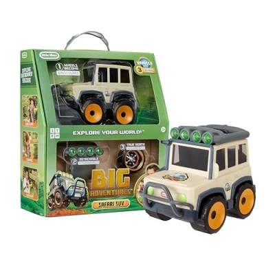 Immagine di Little Tikes SUV per Safari Big Adventures; Giocattolo STEM; Include Veicolo con Binocolo, Torcia e Bussola; Età: 3+