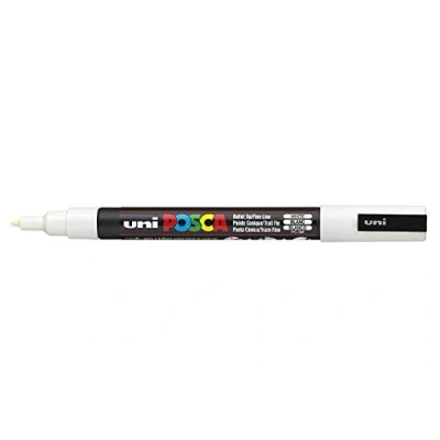 Immagine di UNI BALL POSCA PC 3 M BLANC POUR UN SEUL STYLO